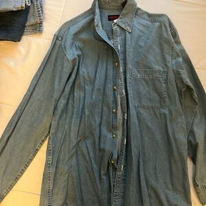 Wrangler Denim Button-Up Shirt